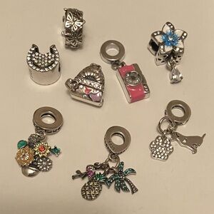 8 Bracelet Charms
